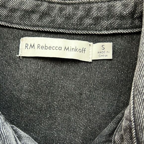 Rebecca Minkoff Women’s Oversized Denim Jean Jacket - Picture 10 of 10